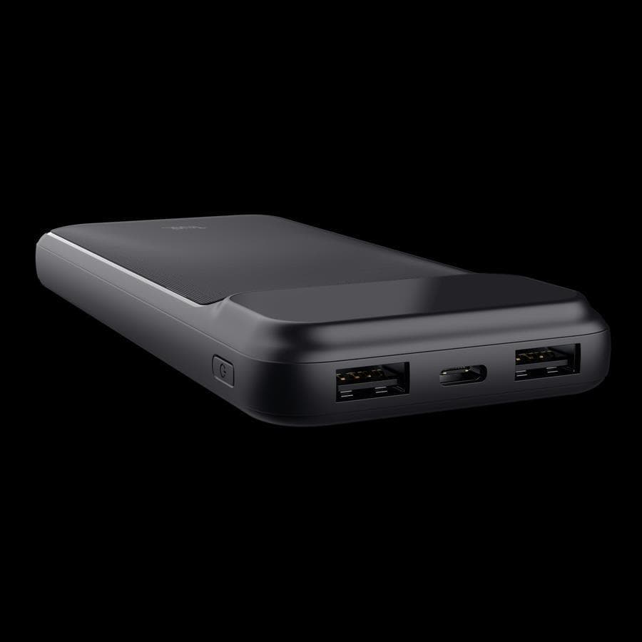 TRUST Powerbanka Avala, 10000 mAh, 1xUSB-C + 2xUSB, čierna 1
