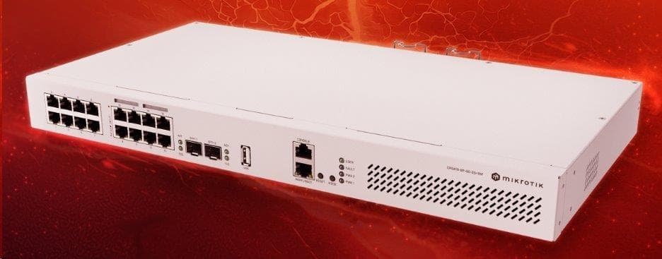 MikroTik Cloud Router Switch CRS418-8P-8G-2S+RM 1