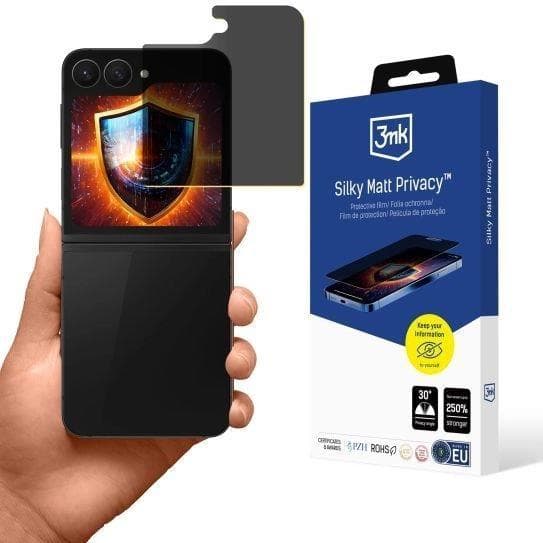 3mk ochranná fólia Silky Matt Privacy pre Samsung Galaxy Z Flip 6 / 7 FE