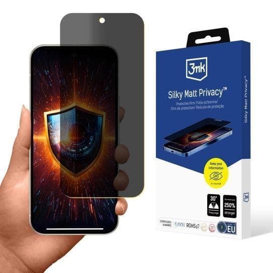 3mk ochranná fólia Silky Matt Privacy pre Google Pixel 10/ 10 Pro 1