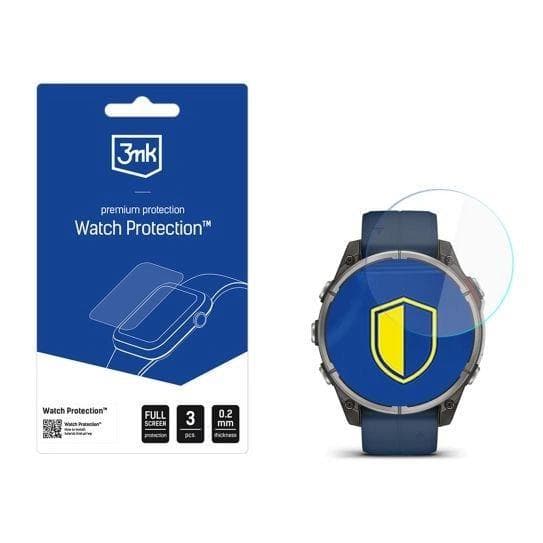 3mk hybridné sklo Watch Protection FlexibleGlass pre Garmin quatix 8 – 47mm