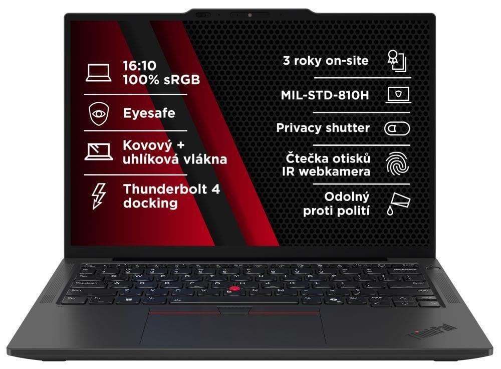LENOVO NTB ThinkPad X13 G6 - Ultra7 255U, 13.3" WUXGA Touch, 32GB, 1TBSSD, 5MP + IRcam, 5G, W11P 1