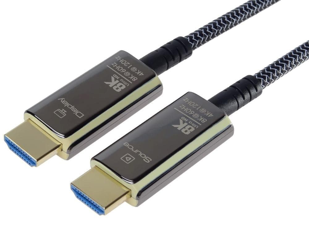 PREMIUMCORD Ultra High Speed HDMI 2.1 optický fiber kábel 8K @ 60Hz, pozlátené 7m