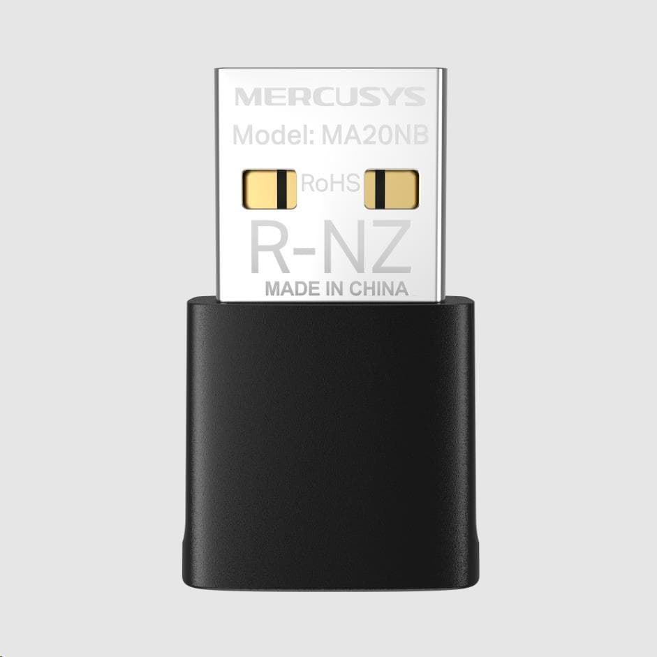 MERCUSYS MA20NB WiFi5 USB nano adaptér (AC650, 2, 4GHz/5GHz, Bluetooth5.0, USB2.0)