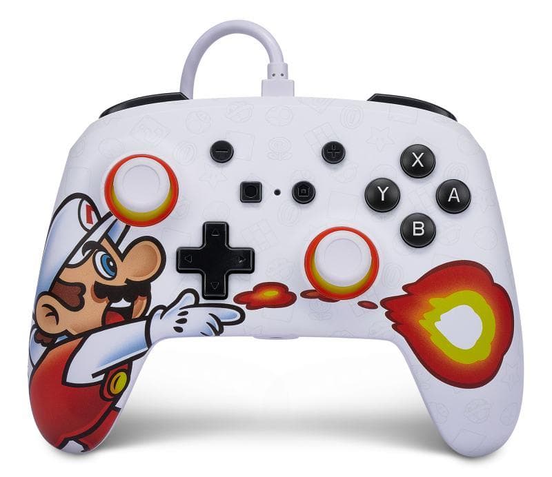 PowerA Enhanced Wired Controller pre Nintendo Switch - Fireball Mario 1