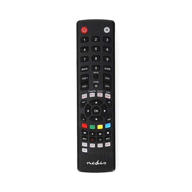 Nedis TVRC2340BK - Univerzálny diaľkový ovládač | Vopred naprogramovaný | Ovládanie 4 Zariadenia 1