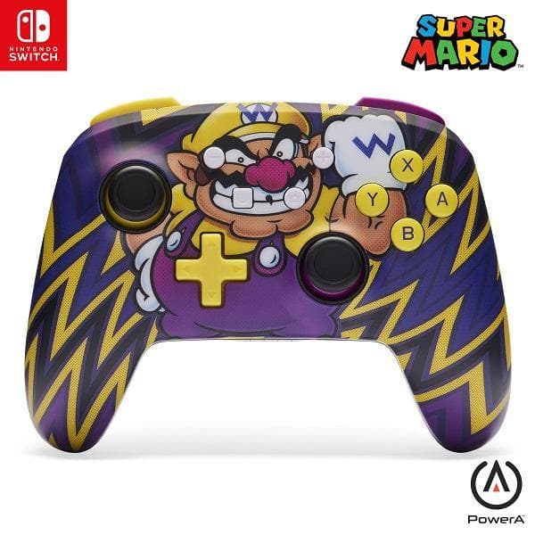 PowerA Vylepšený bezdrôtový ovládač pre Nintendo - Super Mario Wario 1