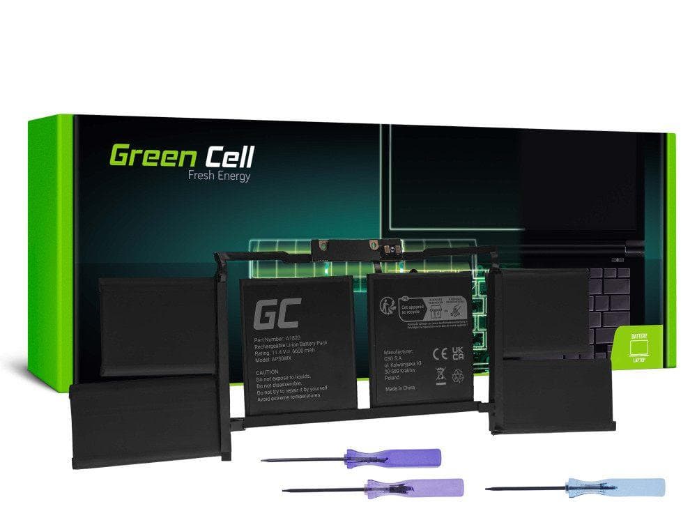 Green Cell Battery A1820 pre Apple MacBook Pro 15 A1707 (2016, 2017)