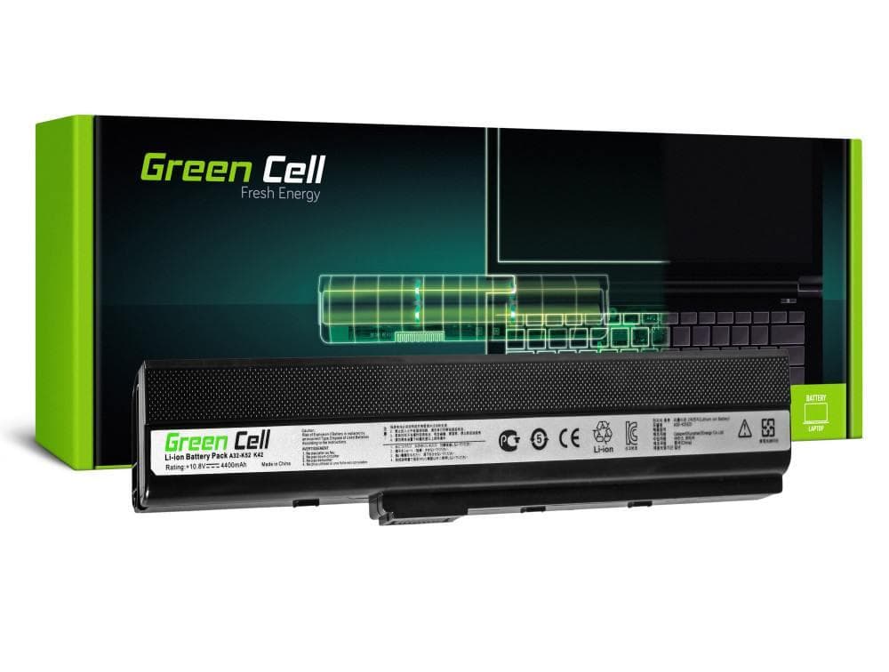 Green Cell Battery A32-K52 A32-K42 pre Asus K52 K52J K52F A52 A52F X52J X52 K52JC K52N