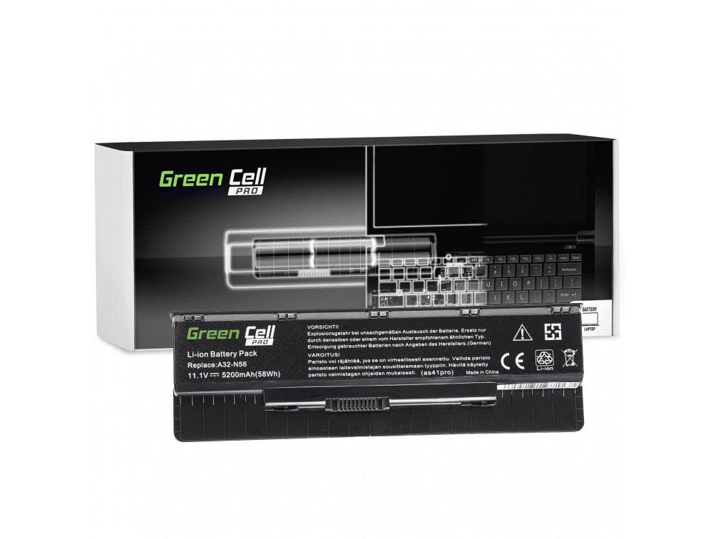 Green Cell Battery PRO A32-N56 pre Asus N56 N56D N56DP N56JR N56V N56VJ N56VM N56VZ N76 N76V N76VZ