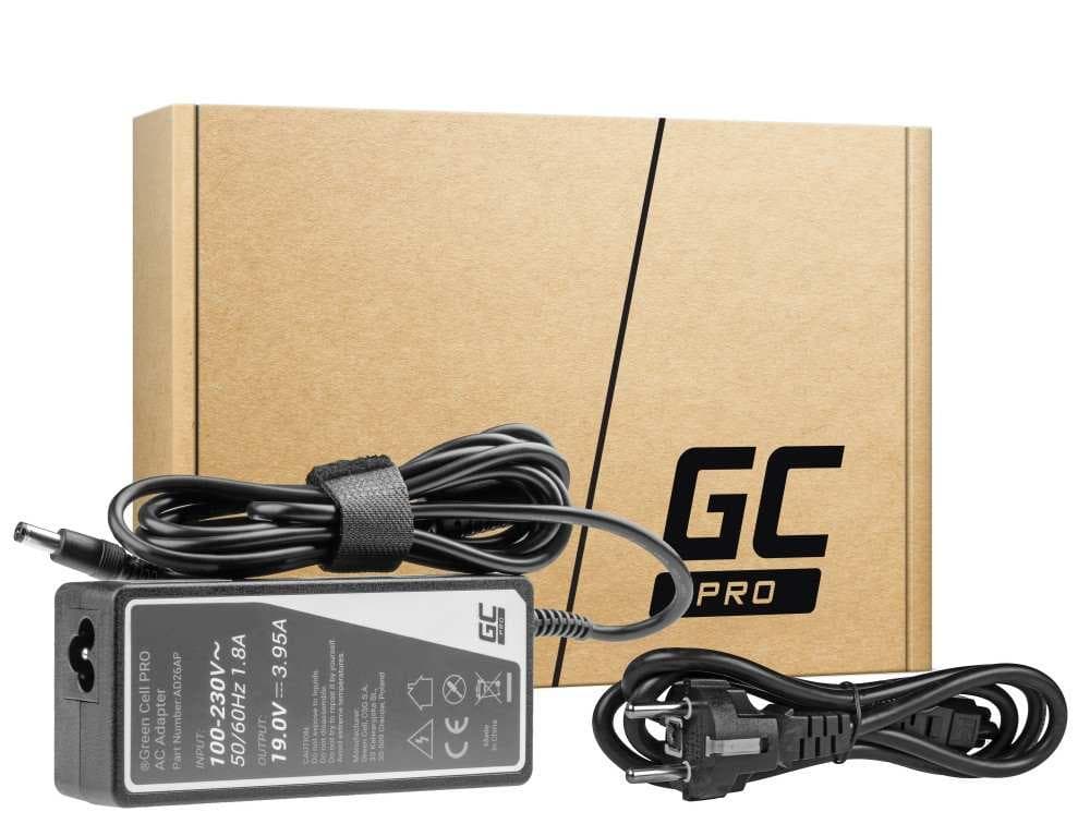 Green Cell PRO Charger / AC adaptér 19V 3.95A 75W pre Toshiba Satellite C55 C660 C850 C855 C870 L650 L650D L655 L750 L750D L755