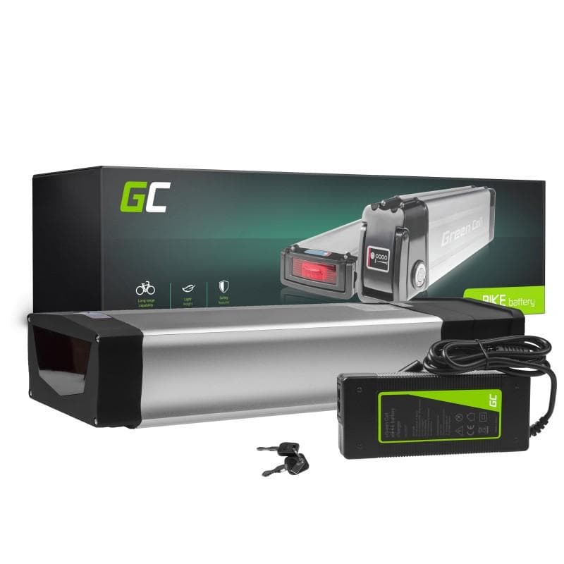 Green Cell Batéria pre elektrobicykel 48V 20Ah 960Wh Zadný nosič Ebike Anderson s nabíjačkou