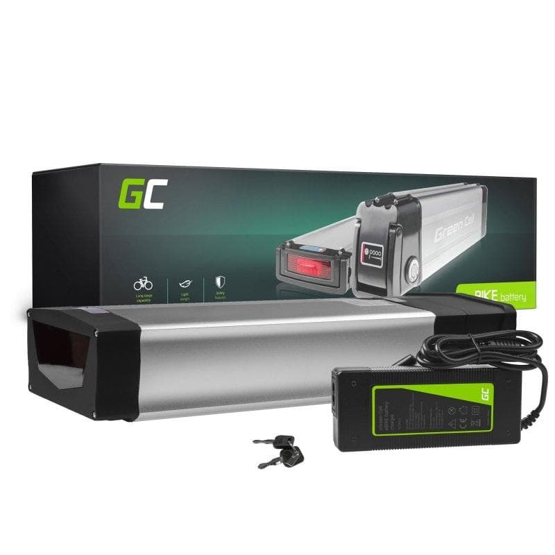 Green Cell Batéria pre elektrobicykel s 36V 20Ah 720Wh zadný nosič Ebike Anderson s nabíjačkou