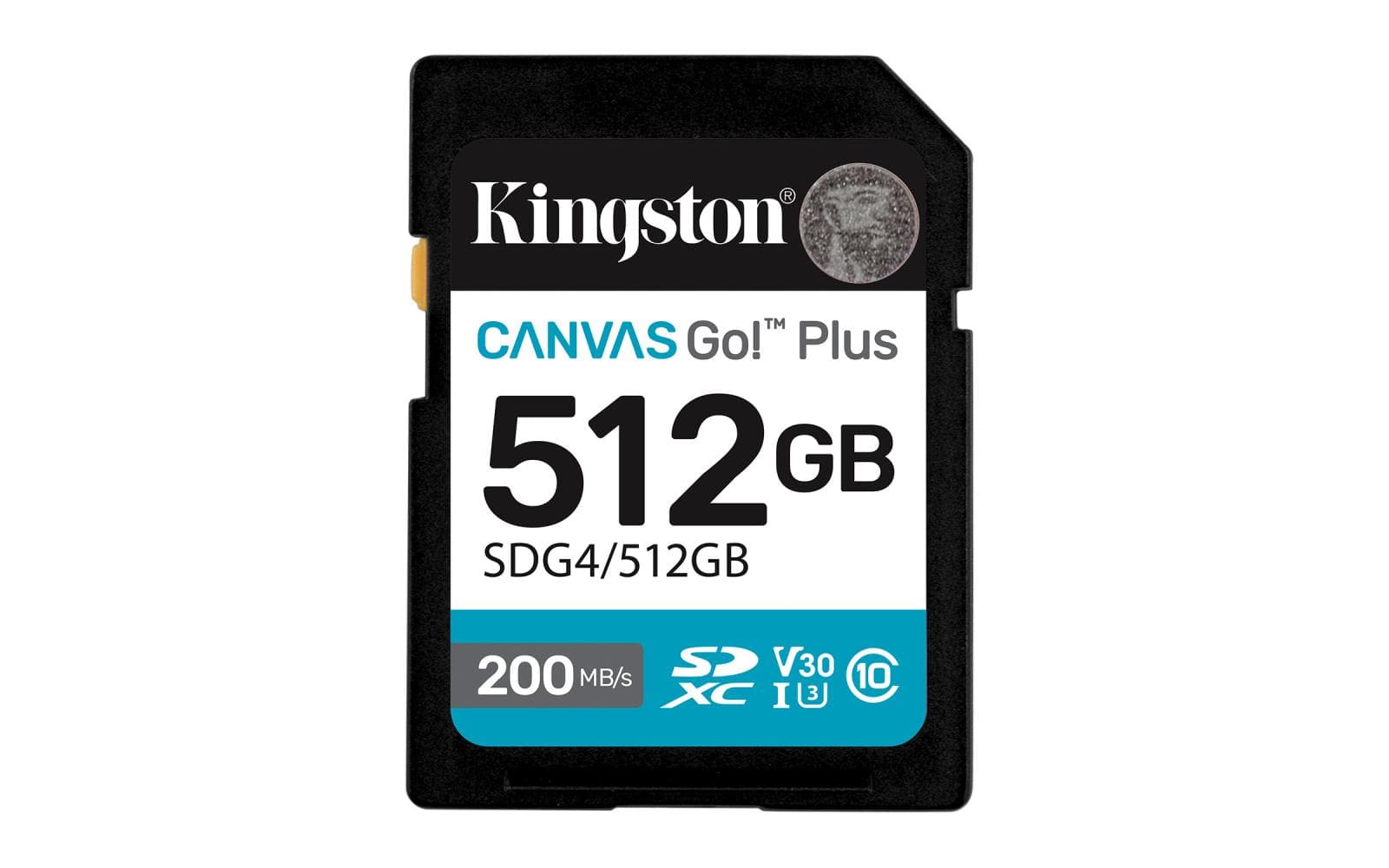 Kingston Canvas Go Plus/SDXC/512GB/UHS-I U3 / Class 10 1