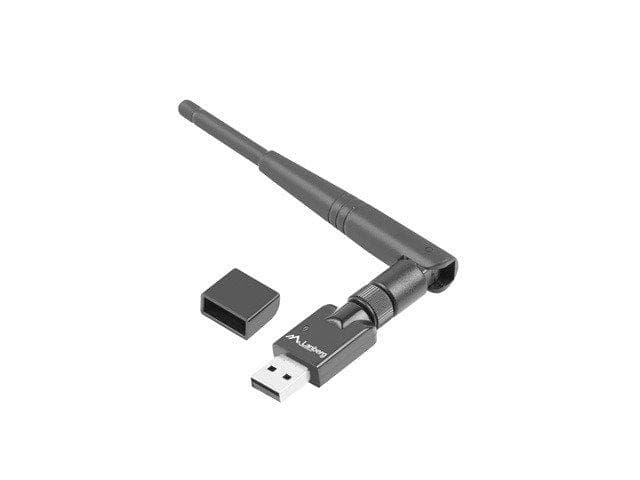 LANBERG USB ADAPTÉR BEZDRÔTOVÉ SIEŤOVÉ KARTY NC-0150-WE N150 1X EXTERNÁ ANTÉNA