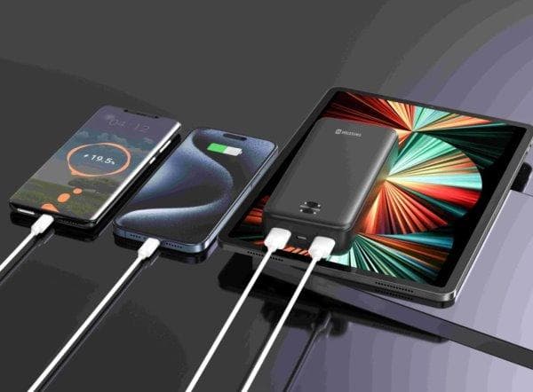 SWISSTEN POWER BANK 20000 mAh WORX PRE ČIERNA 1