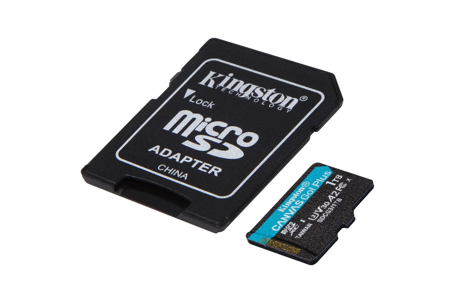 Kingston 1TB microSDXC Canvas Go Plus Gen4 200MB/s A2 U3 V30 Card + adaptér 1