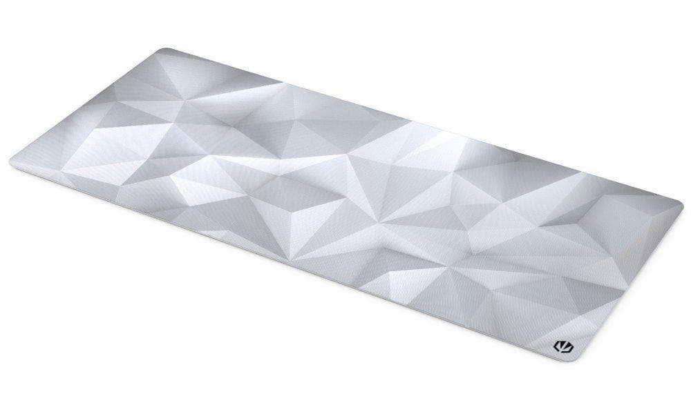 Endorfy Crystal Onyx White XL Podložka pod myš, herná, 900×400×3mm, vodeodolná, biela