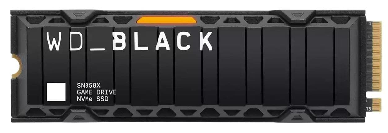 WD BLACK SSD NVMe M.2 8TB PCIe SN850X, Gen4, (R:7200, W:6600MB/s) + chladič 1