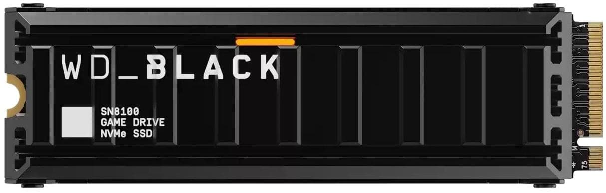 WD BLACK SSD NVMe M.2 2TB PCIe SN8100, PCIe Gen5, (R:14900, W:14000MB/s), s chladičom