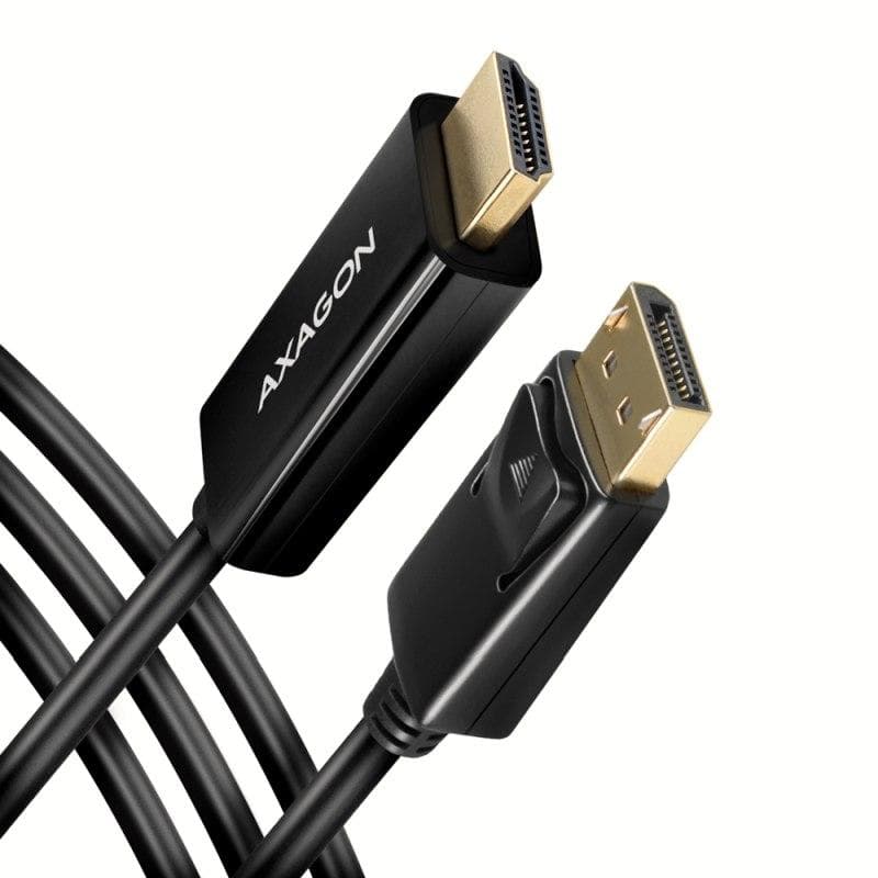 AXAGON RVD-HI20C2, DisplayPort -> HDMI 2.0b redukcia / kábel 1.8m, 4K/60Hz