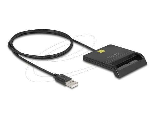 Delock USB 2.0 čítačka čipových kariet pre čipové karty s kontaktným čipom 1