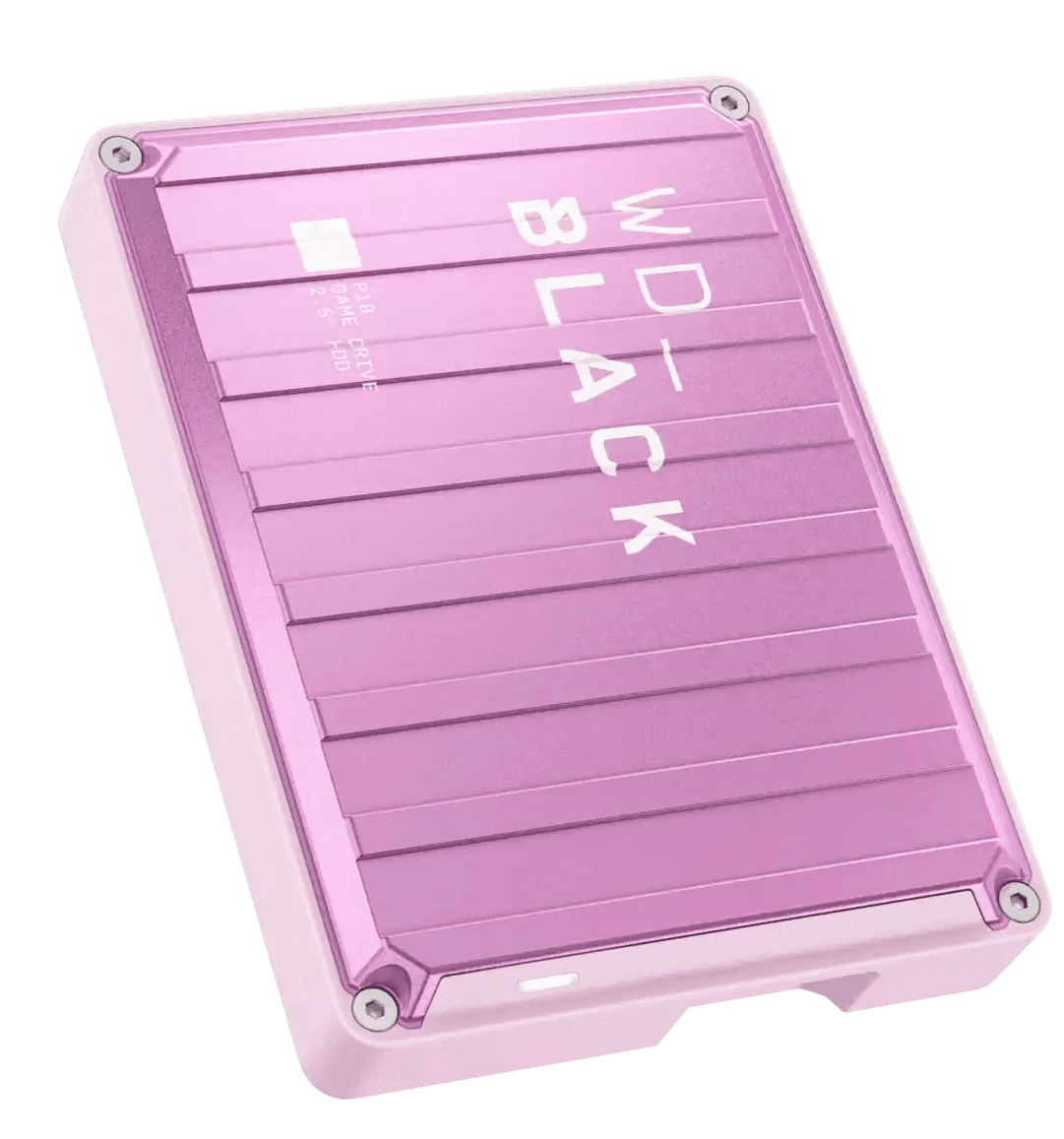 WD BLACK P10 Game Drive 4TB, ružový, 2.5", USB 3.2 1