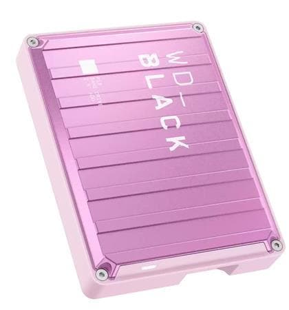 WD BLACK P10 Game Drive 2TB, ružový, 2.5", USB 3.2 1