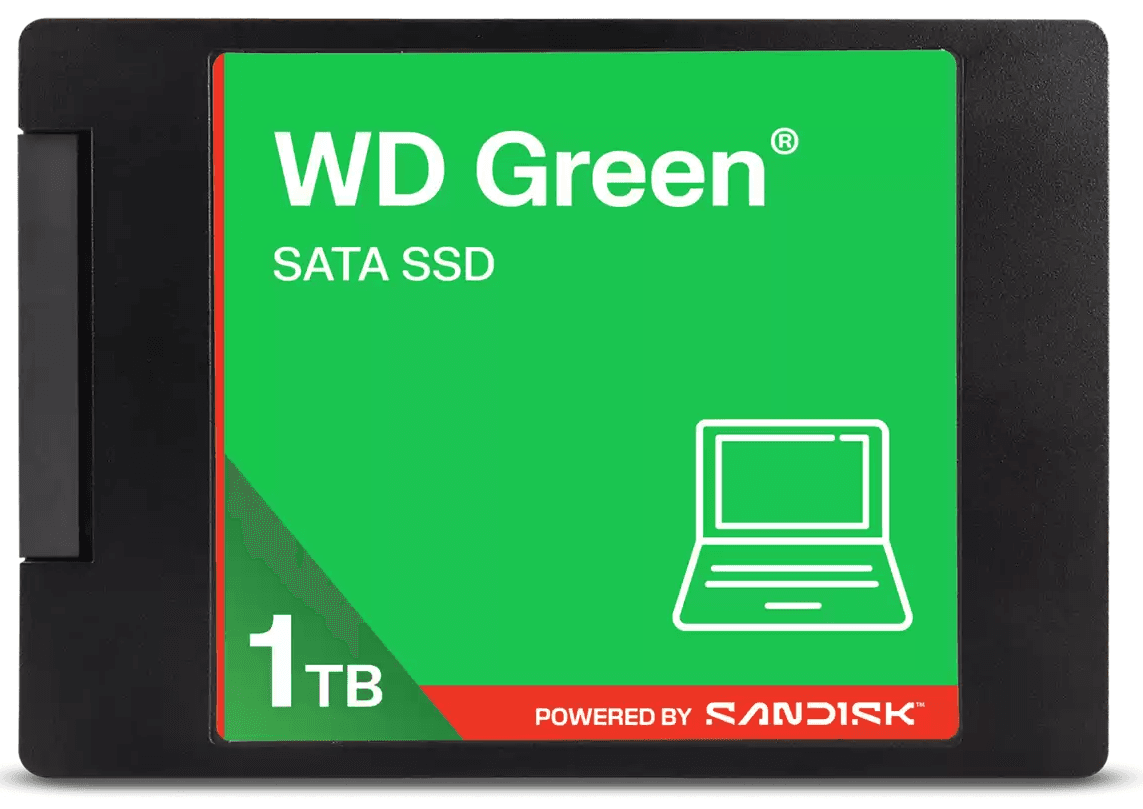 WD GREEN SSD 3D NAND WDS100T5G0A 1TB, SATA III 6 Gb/s, 545MB/s, 2.5" 1