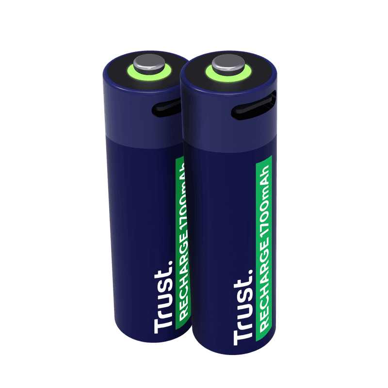 TRUST USB-C RECHARGEABLE BATTERIES 2P - AA 1