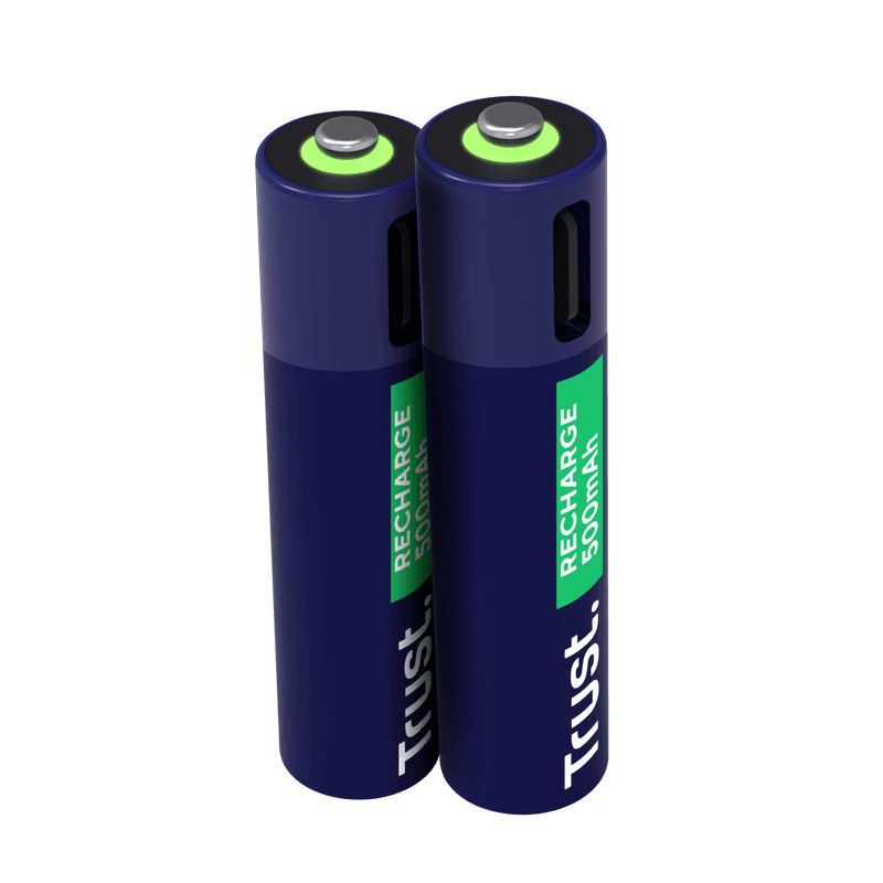 TRUST USB-C RECHARGEABLE BATTERIES 2P - AAA 1