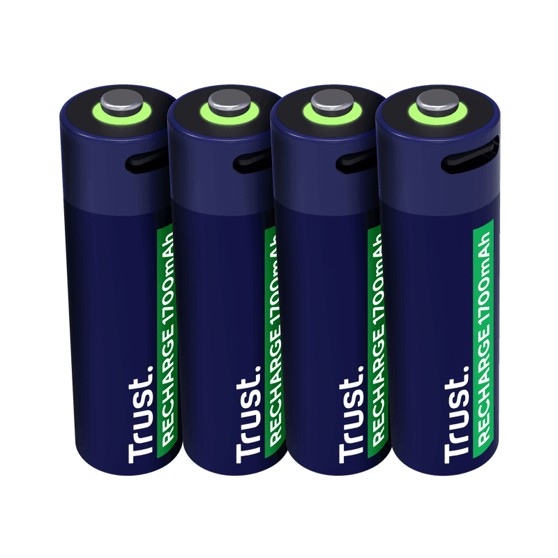 TRUST USB-C RECHARGEABLE BATTERIES 4P - AA