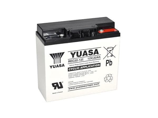 Batéria YUASA REC22-12I (12V; 22Ah; cyklická) 1