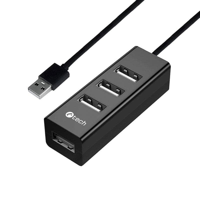 HUB USB C-tech UHB-U2, 4x USB 2.0 1