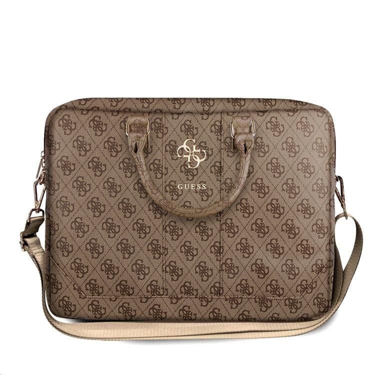 Guess PU 4G Metal Logo Taška na Notebook 15/16" Brown 1