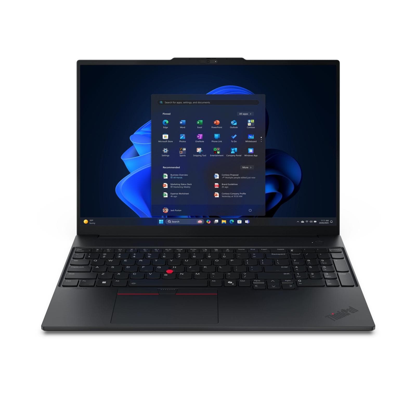 Lenovo ThinkPad E/E16 Gen 3 (Intel)/7-240H/16"/WUXGA/16GB/512GB/Intel int/W11P/Black/3R On-Site 1