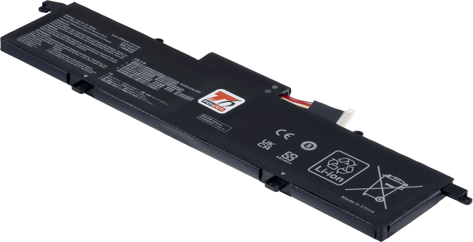 Batéria T6 Power Asus ROG Zephyrus G14 GA401, 4940mAh, 76Wh, 4cell, Li-pol 1
