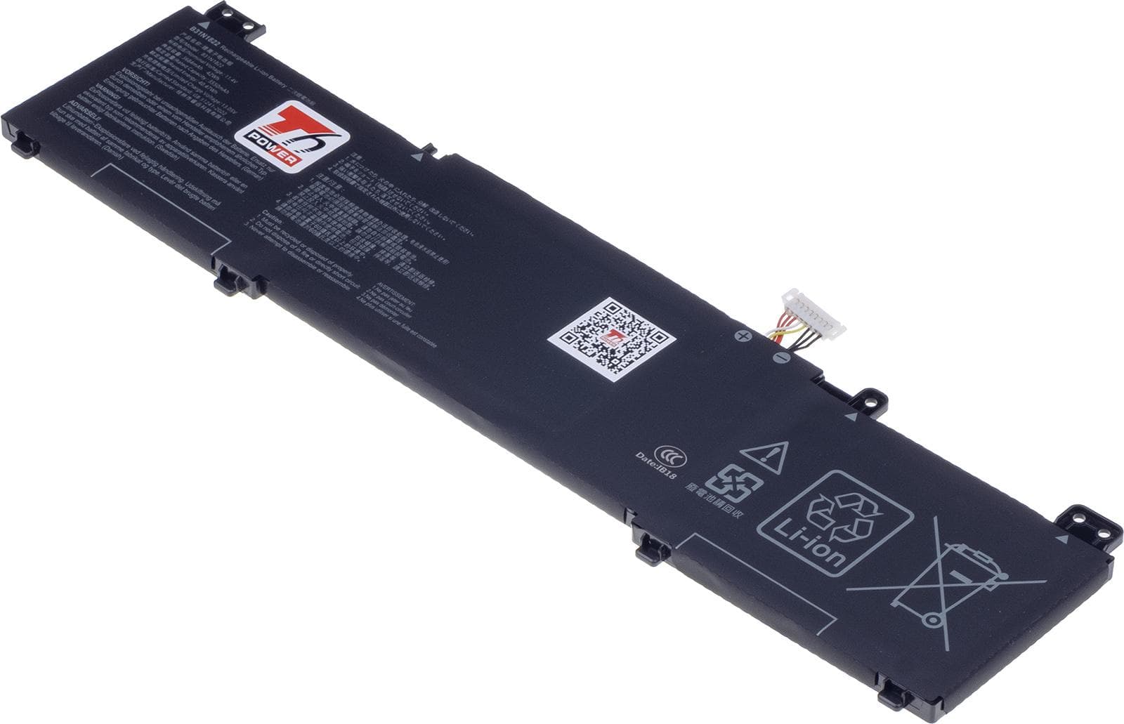 Batéria T6 Power pre Asus ZenBook Flip UM462DA, UX462DA, Q406DA, 3684mAh, 42Wh, 3cell, Li-pol 1