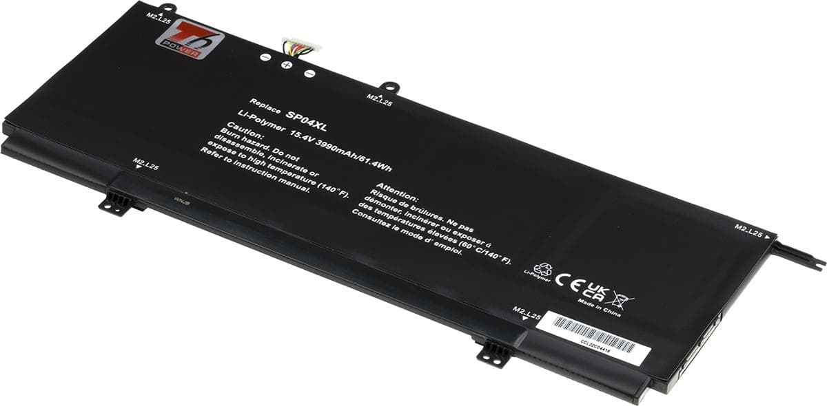 Batéria T6 Power pre HP Spectre 13-ap0000 x360 serie, 3990mAh, 61,4Wh, 4cell, Li-pol