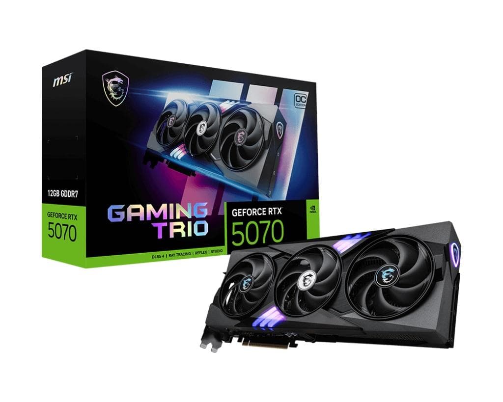 MSI GeForce RTX 5070 TRIO/Gaming/OC/12GB/GDDR7 1