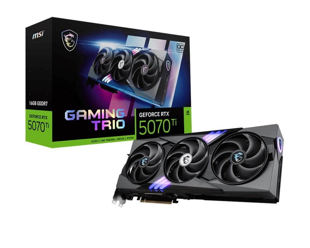 MSI GeForce RTX 5070 Ti TRIO/Gaming/OC/16GB/GDDR7 1