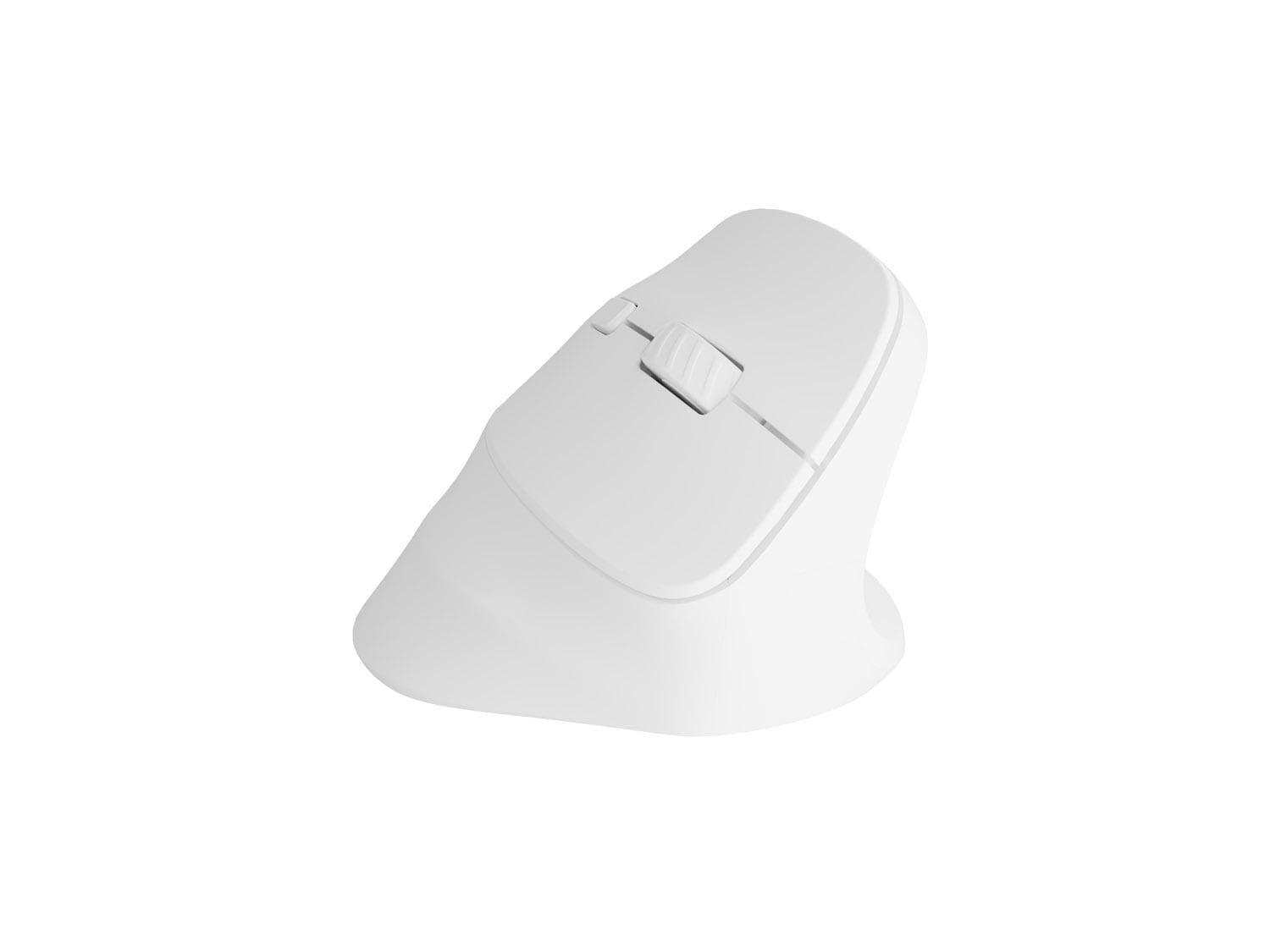 Bezdrôtová myš Natec CRAKE 2/Kancelárska/Optická/2 400 DPI/USB+BT/Biela/Vertikálna/Optická/Pre pravák 1