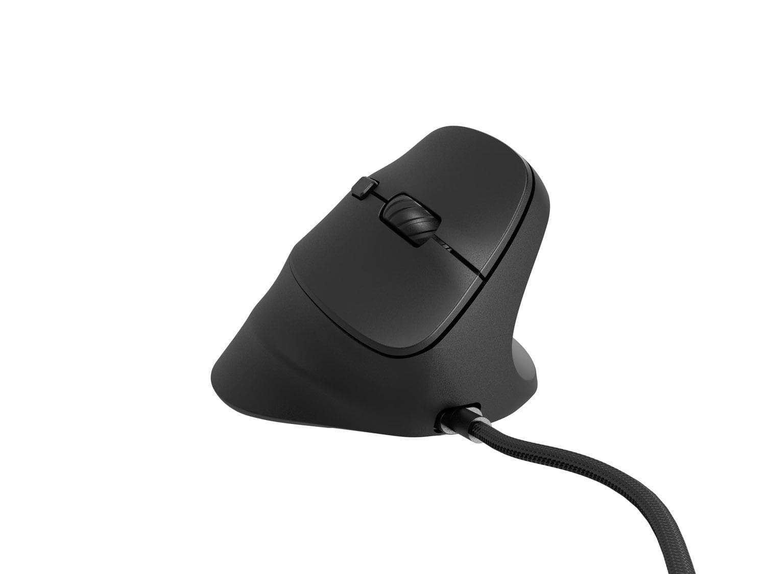 Vertikálna myš Natec CRAKE 2 PRO/Vertikálna/Optická/Pre pravákov/12 400 DPI/Drôtové USB-A/Čierna 1