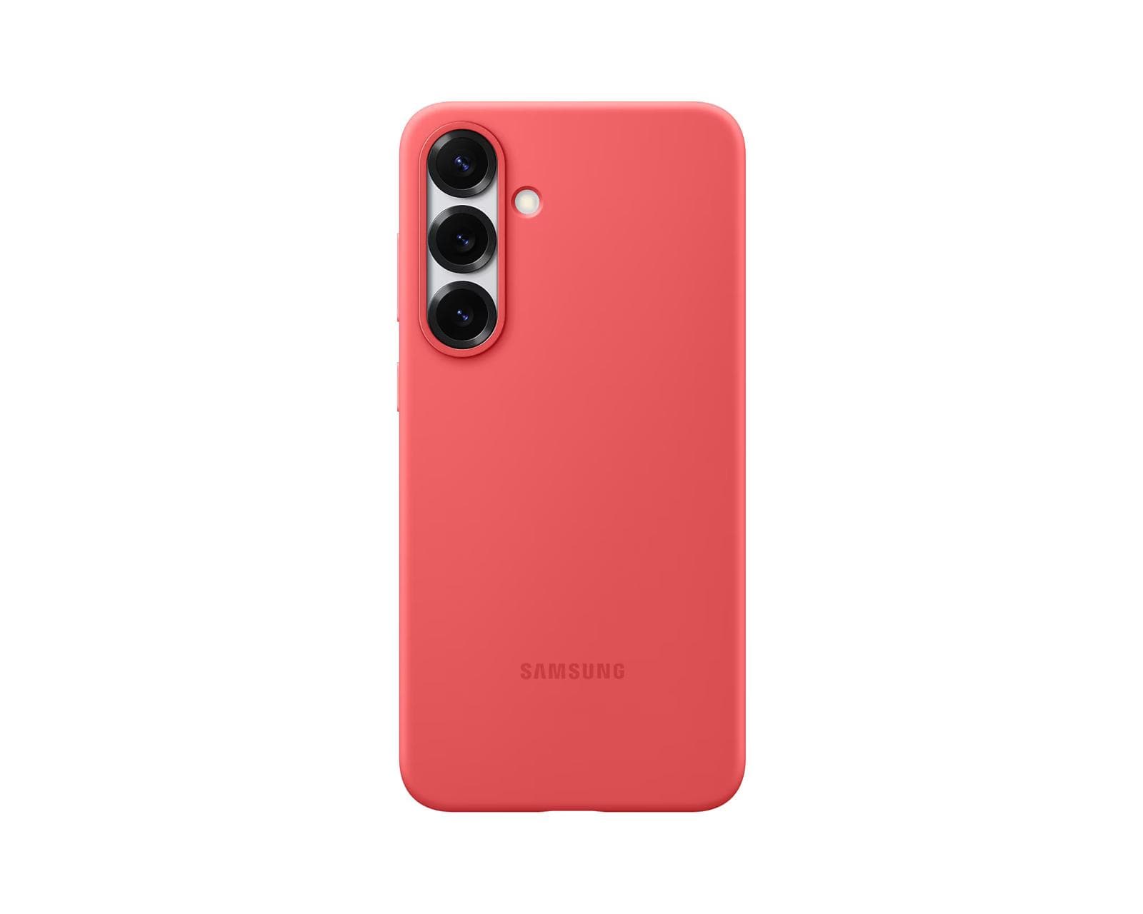 Samsung Silikónový zadný kryt pre Galaxy S25+ Red 1