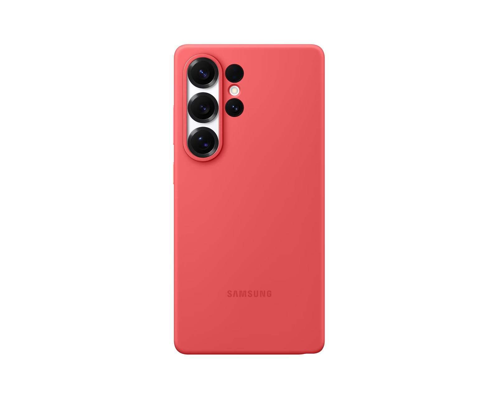 Samsung Silikónový zadný kryt pre Galaxy S25 Ultra Red 1