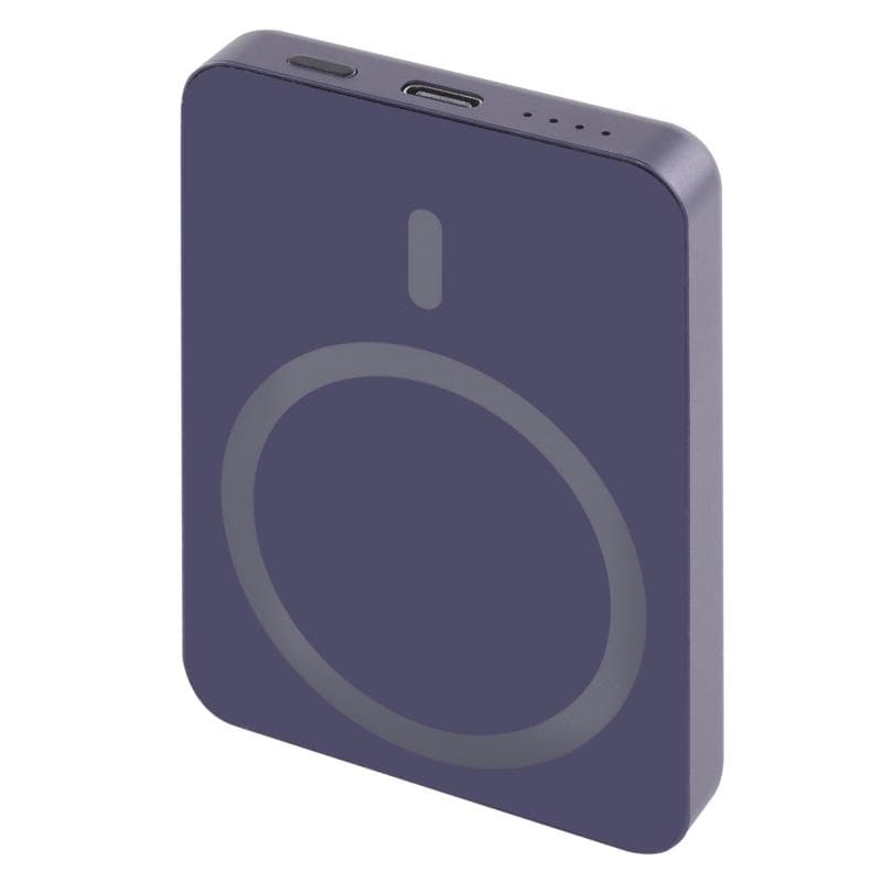 EMOS POWERBANKA WI 522, bezdrôtové nabíjanie 20W, 5.000mAh, MODRÁ, 1xUSB-C 1