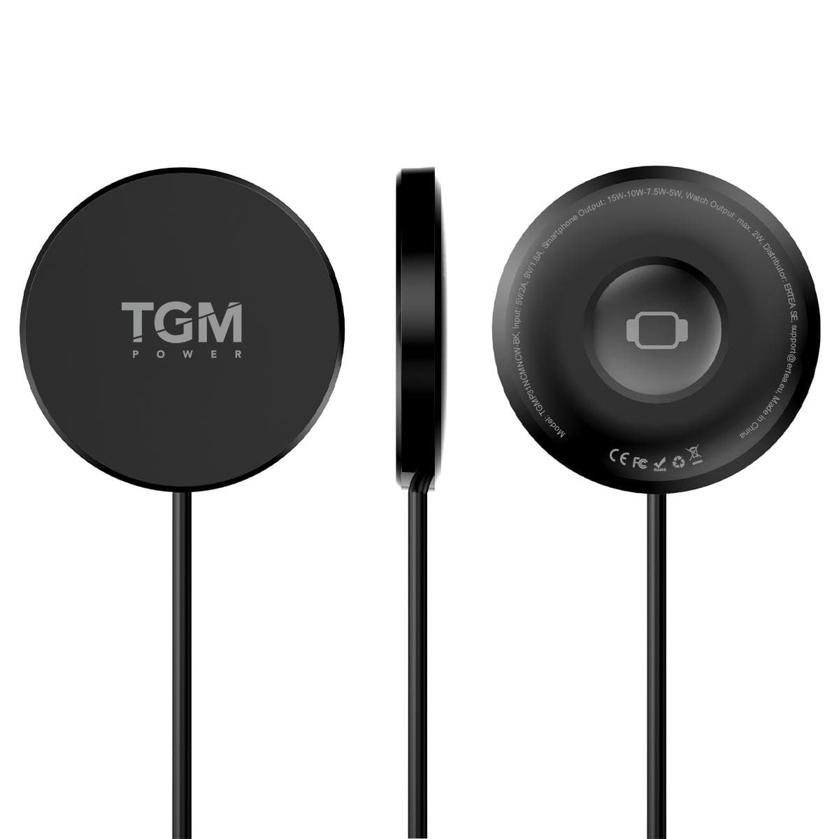 TGM 3v1 bezdrôtová nabíjačka kompatibilná s MagSafe 1