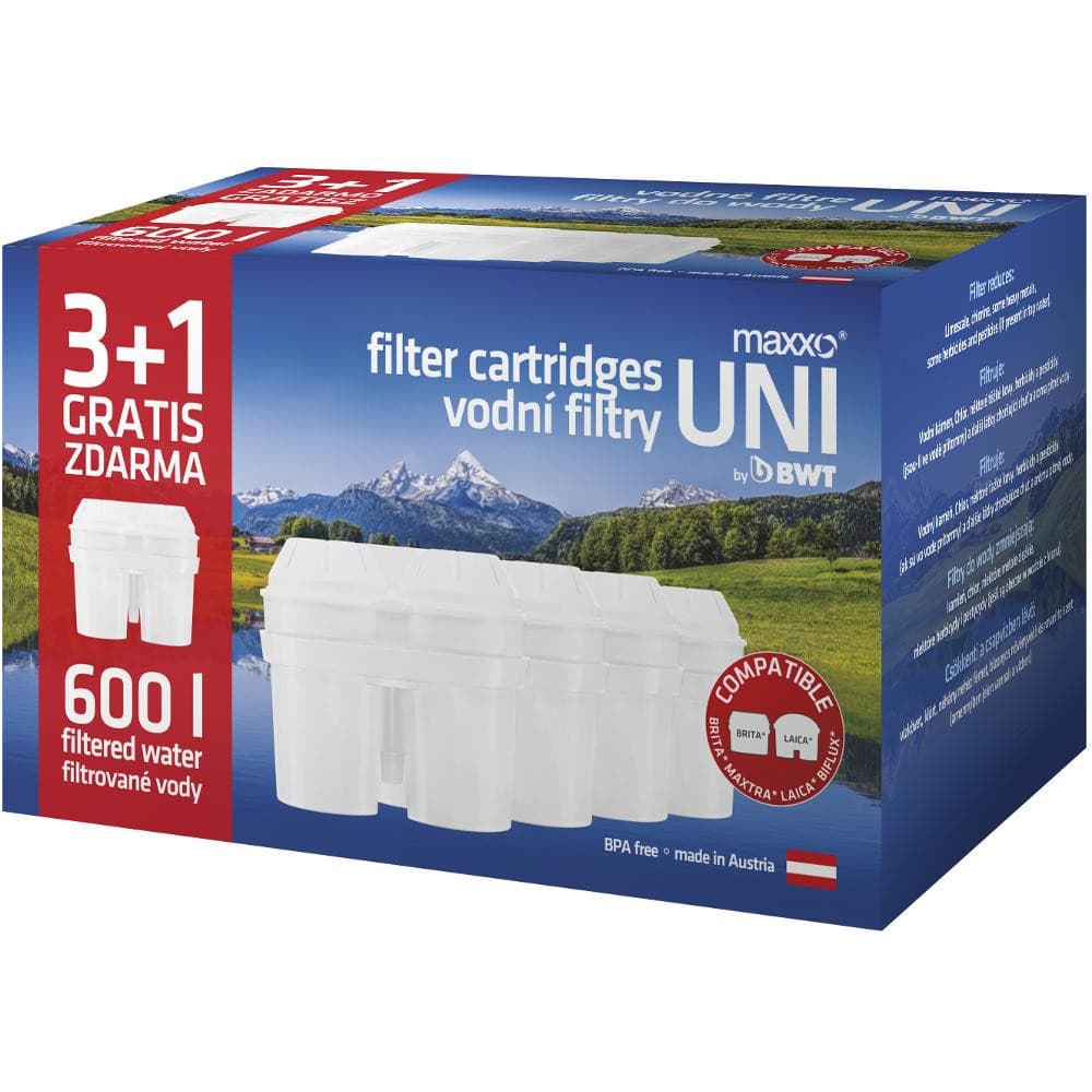 UNI NÁHRADNÉ FILTRE 3+1 MAXXO 1