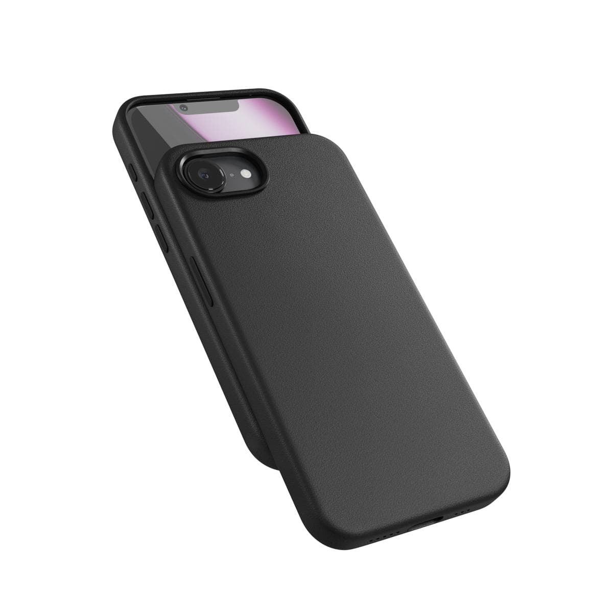 Epico Mag+ kožený kryt iPhone 16e/17e čierna