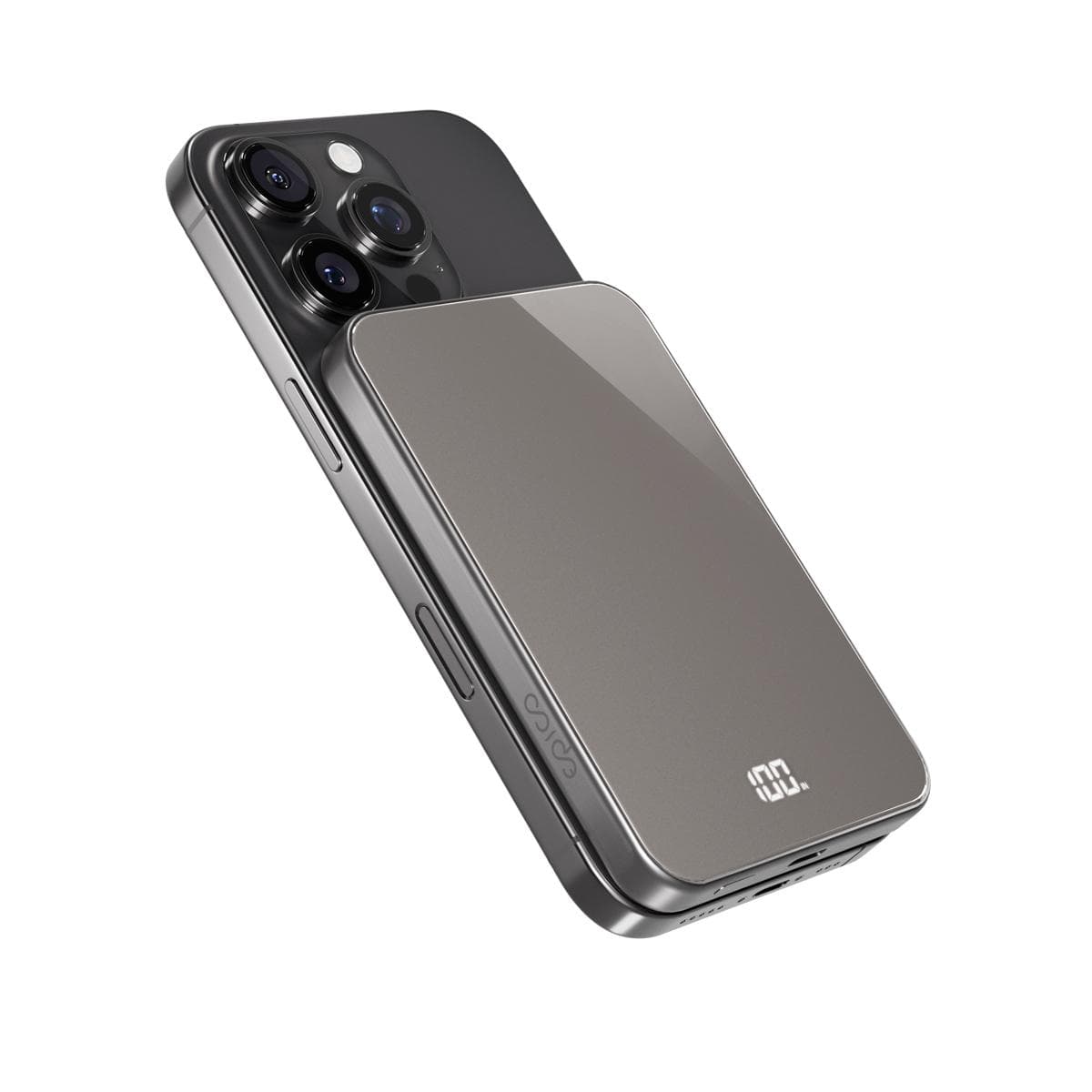 Epico 5000mAh Alu Mag+ powerbanka EM45 - titánová 1